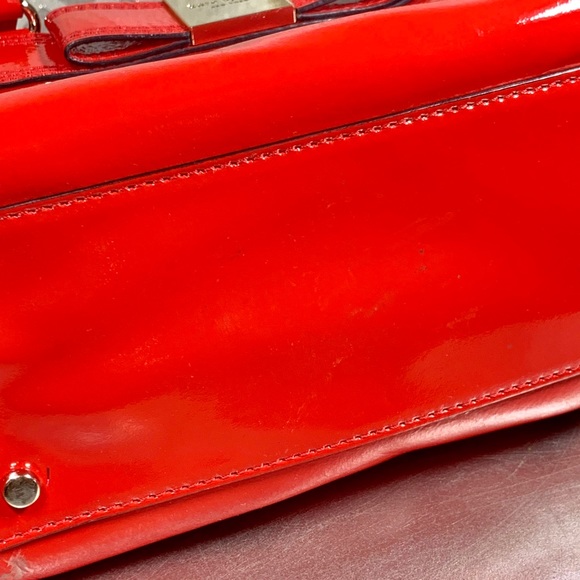 Kate Spade Candy Apple Red Patent Leather Bag - Picture 4 of 8
